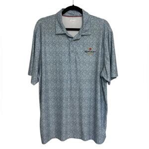 Ahead Performance Men’s Kentucky Derby Logo Floral Polo - Size L